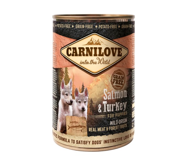 Carnilove Hund Puppy Lachs & Truthahn, Salmon & Turkey