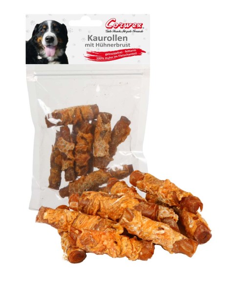 Corwex Hundesnack Hühnerbrust Kaurolle 2 x 250 g