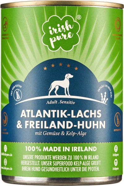 Irish Pure Adult Atlantiklachs & Freilandhuhn