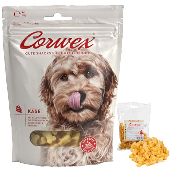 Corwex Hundesnack Soft Treats - Sensitive, Käse Kartoffelknochen