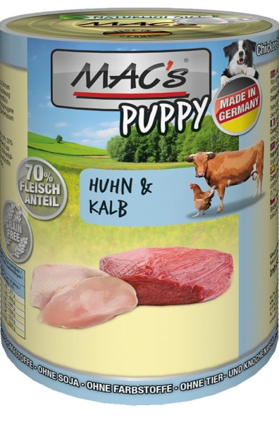 MAC's Dog Puppy Welpen-Nassfutter (getreidefrei)