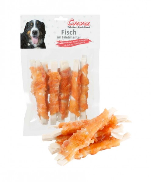 Corwex Hundesnack Fisch im Filetmantel