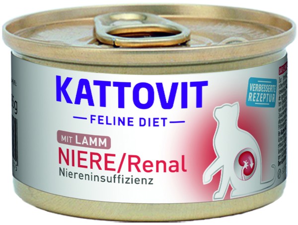 Kattovit Nassfutter NIERE/Renal mit Lamm - Niereninsuffizienz