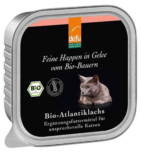 Defu Bio Katze Pure Happen in Gelee - Atlantiklachs