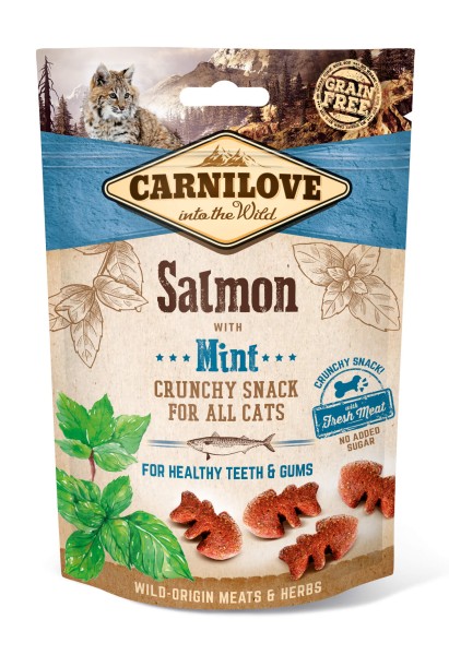 Carnilove Katze Crunchy Snack Lachs mit Minze 50 g