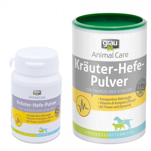 Grau Kräuter Hefe Pulver für Hund &amp; Katze