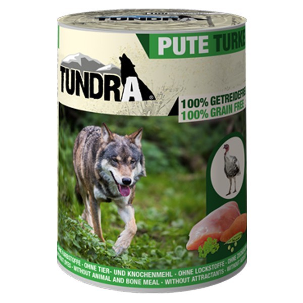 Tundra Hundefutter Pute Nassfutter - getreidefrei