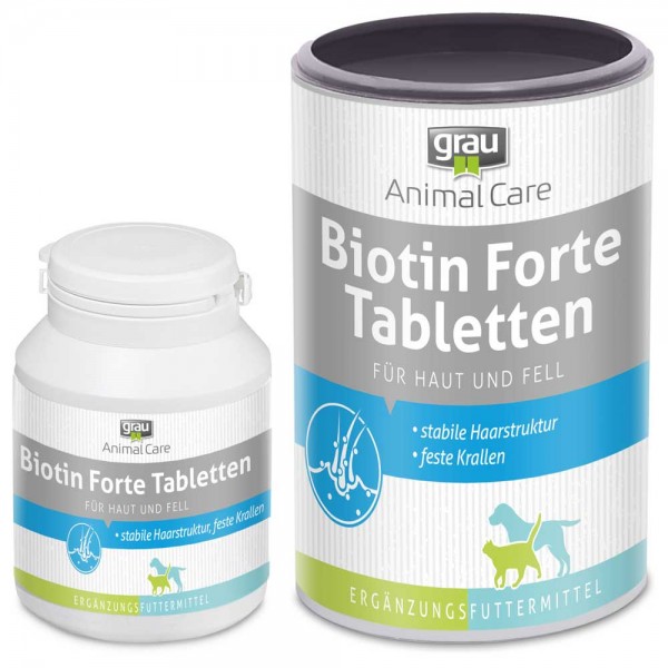 Grau Biotin Forte Tabletten für Haut &amp; Haar