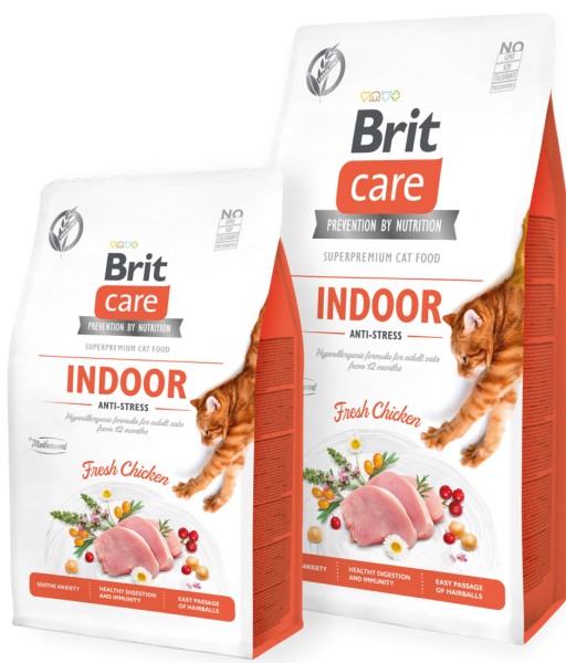 Brit Care Cat Trockenfutter - Indoor - für Hauskatzen