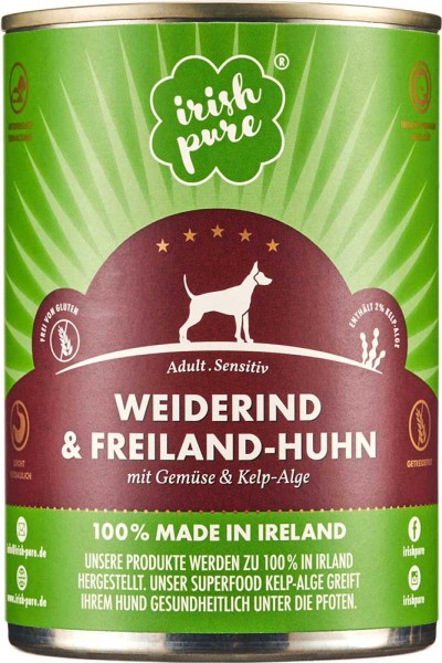 Irish Pure Adult Weiderind & Freilandhuhn