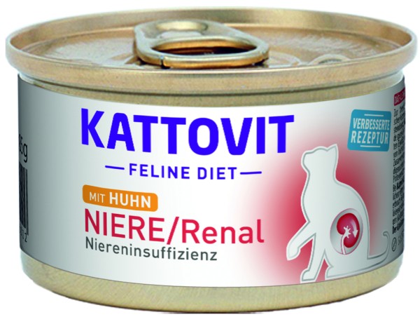 Kattovit Nassfutter NIERE/Renal mit Huhn - Niereninsuffizienz