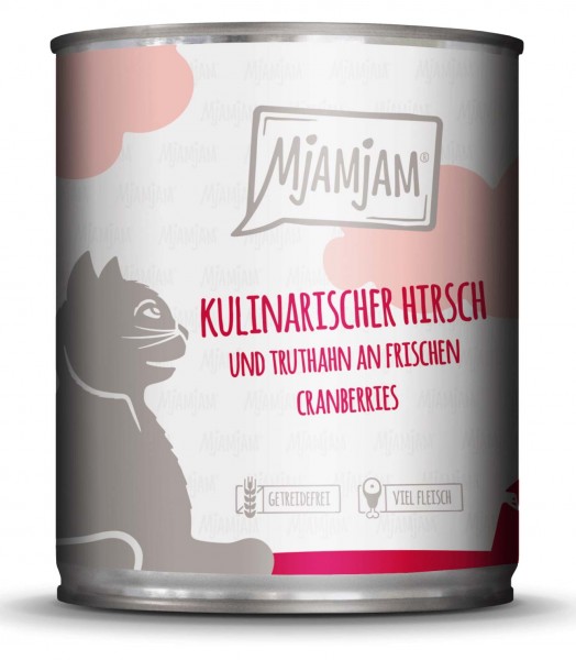 MjAMjAM - kulinarischer Hirsch und Truthahn an frischen Cranberries