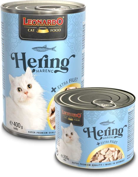 Leonardo Extra Filet mit Hering - Katzenfutter