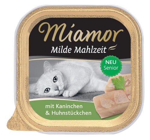 MIAMOR Milde Mahlzeit Senior Geflügel PUR &amp; Rehwild - 100g