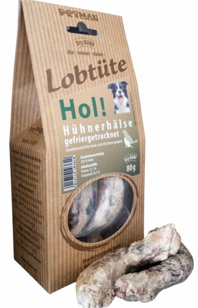 Petman Lobtüte - Hol! - Hühnerhälse gefriergetrocknet