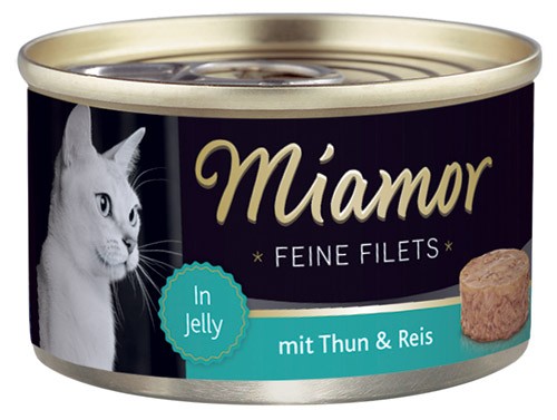 MIAMOR Feine Filets in Jelly mit Thun &amp; Reis - 100g