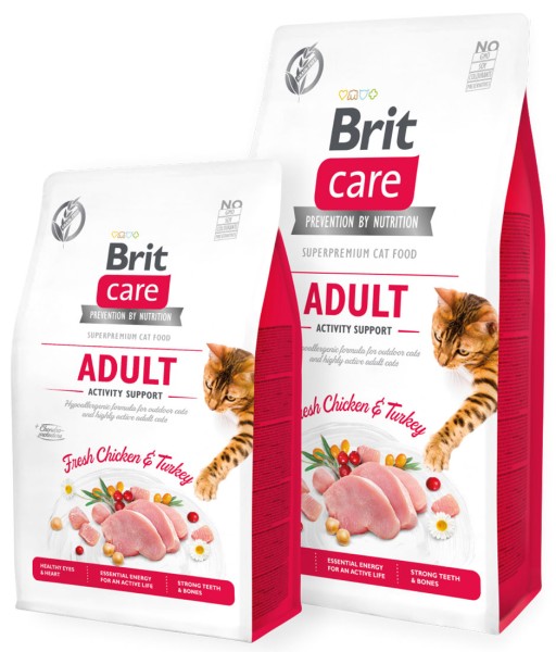 Brit Care Cat Trockenfutter - Adult - für Freigängerkatzen