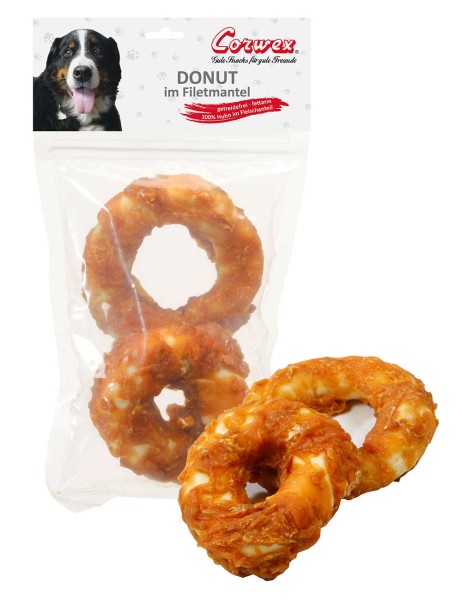 Corwex Hundesnack Doppel-Donut - Im Filetmantel 250 g