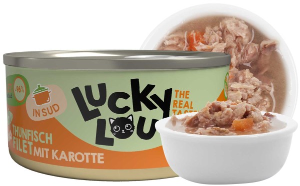 Lucky Lou Extrafood Thunfisch mit Karotte in Brühe
