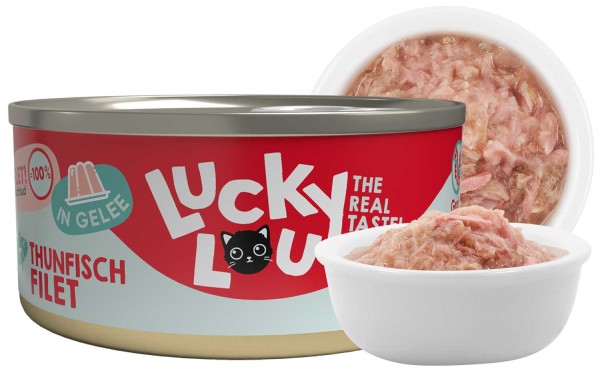Lucky Lou Extrafood Thunfischfilet in Gelle