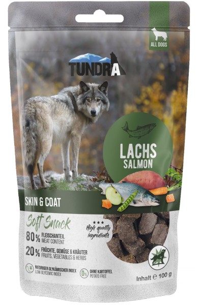 Tundra Snack 80% Fleischanteil - Skin & Coat - Lachs