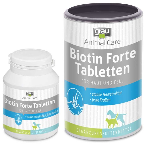 Grau Biotin Forte Tabletten für Haut & Haar