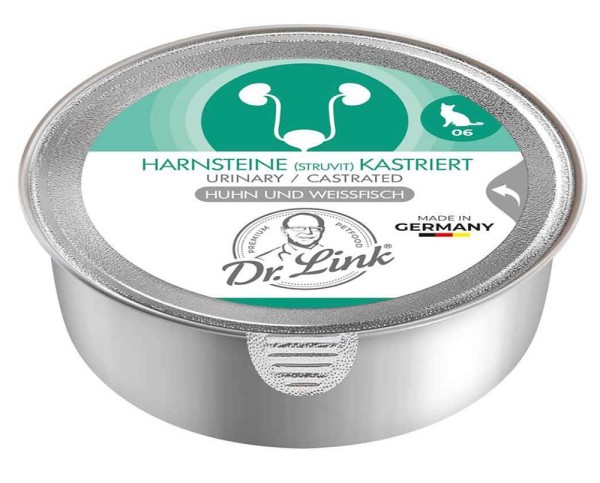 Dr. Link Katzenfutter Spezial-Diät Harnsteine (Struvit), Urinary
