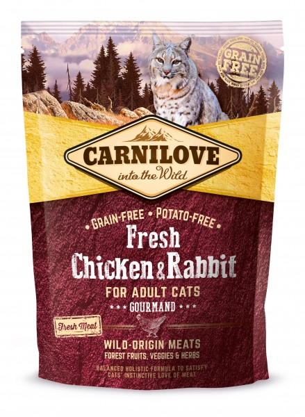 Carnilove Katze Adult Fresh Huhn & Kaninchen