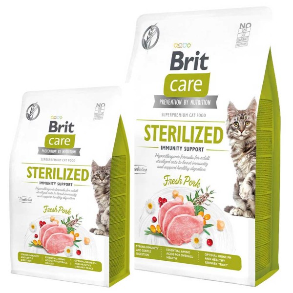 Brit Care Cat Trockenfutter - Sterilized - Immunity Support