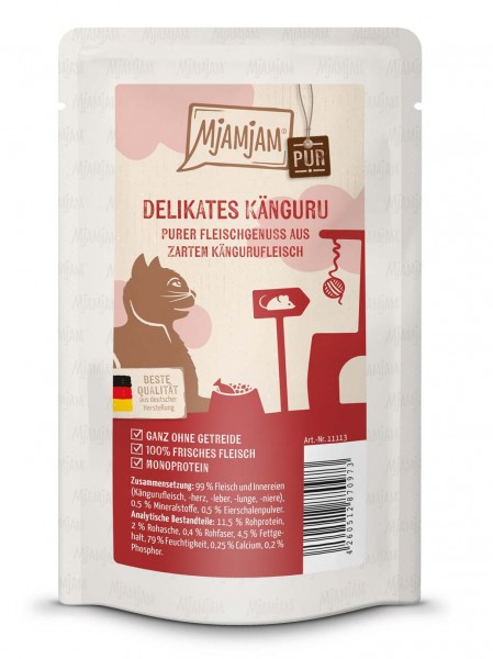 MjAMjAM - Quetschie Purer Fleischgenuss - delikates Känguru PUR