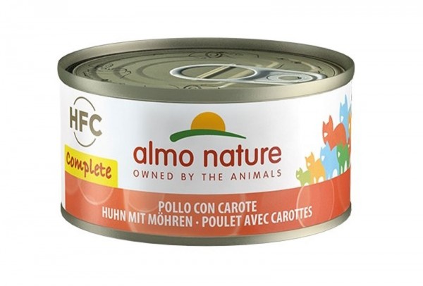 Almo Nature Katzenfutter HFC Complete, Huhn mit Möhren