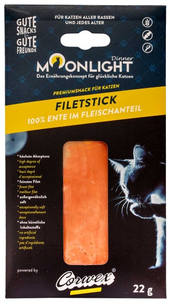 Moonlight Katzensnack Filet-Stick, Ente