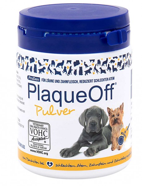 Grau ProDen PlaqueOff® Pulver für Hunde
