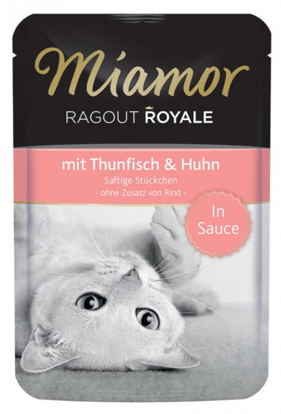 MIAMOR Ragout Royale in Sauce mit Thunfisch & Huhn - 100g