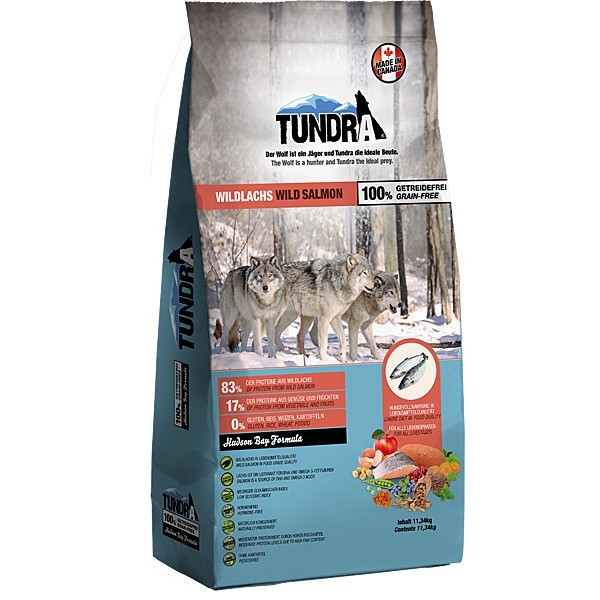 Tundra Trockenfutter Hundefutter Wildlachs - getreidefrei