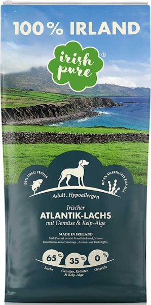 Irish Pure Adult Atlantiklachs mit Gemüse und Kelp-Alge