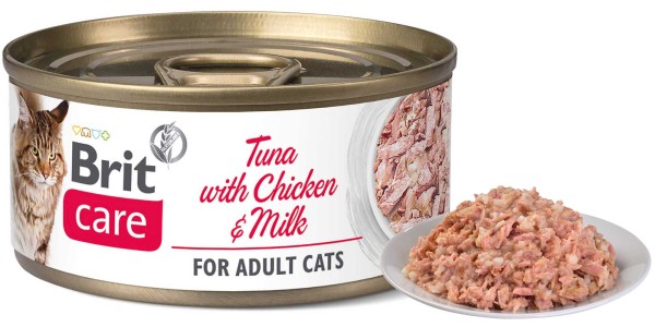 Brit Care Cat Dose - Tuna with Chicken and Milk