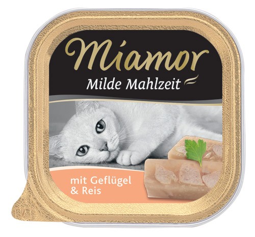 MIAMOR Milde Mahlzeit mit Geflügel &amp; Reis - 100g