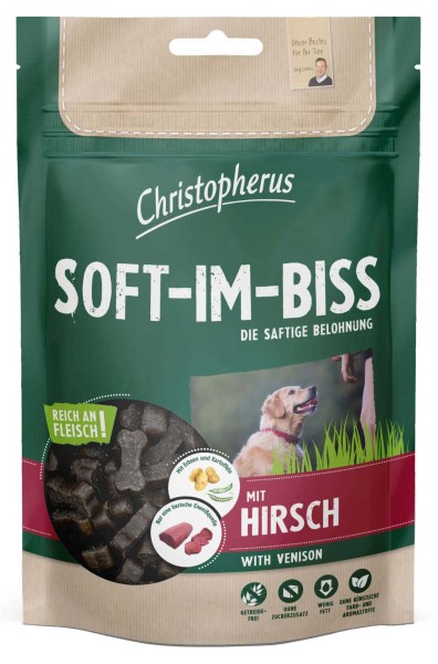 Christopherus Hundesnack Soft-Im-Biss mit Hirsch