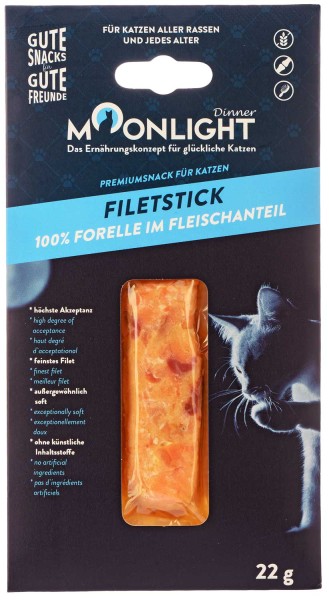 Moonlight Katzensnack Filet-Stick, Forelle