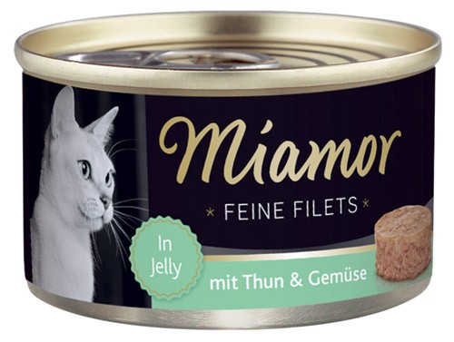 MIAMOR Feine Filets in Jelly mit Thun &amp; Gemüse - 100g