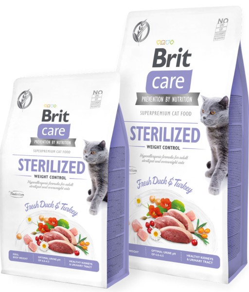 Brit Care Cat Trockenfutter - Sterilized - Weight Control