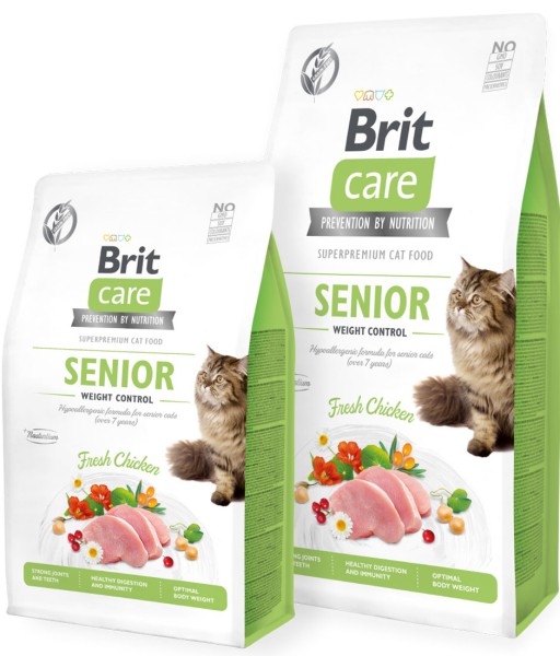 Brit Care Cat Trockenfutter - Senior - Weight Control