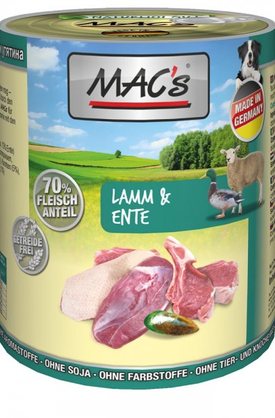 MAC's Dog mit Lamm & Ente (getreidefrei)