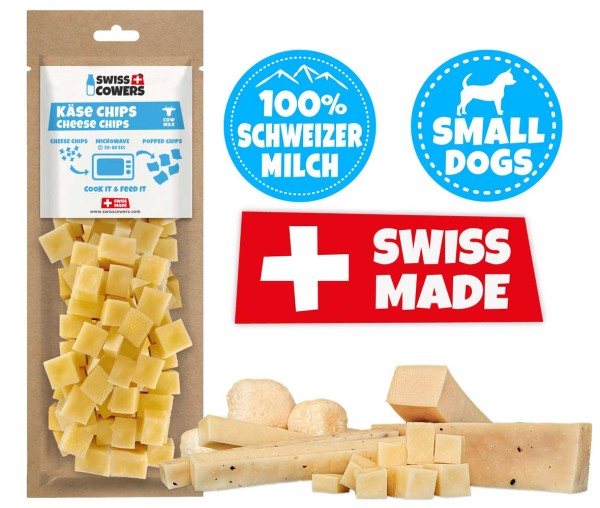 SwissCowers Käse Chips - Hundesnack zum Aufbacken