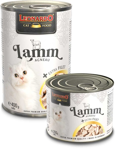 Leonardo Extra Filet mit Lamm- Katzenfutter