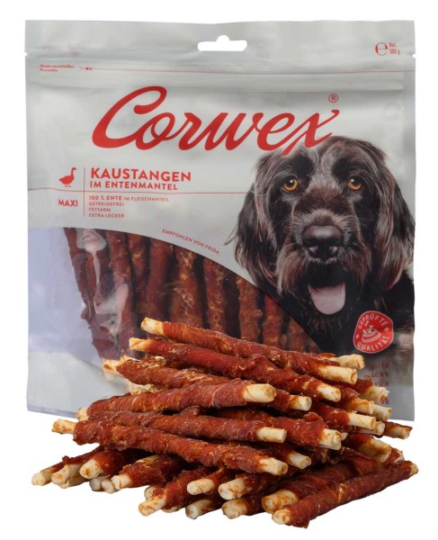 Corwex Hundesnack Kaustange im Entenmantel MAXI-Pack