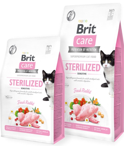 Brit Care Cat Trockenfutter - Sterilized - Sensitive