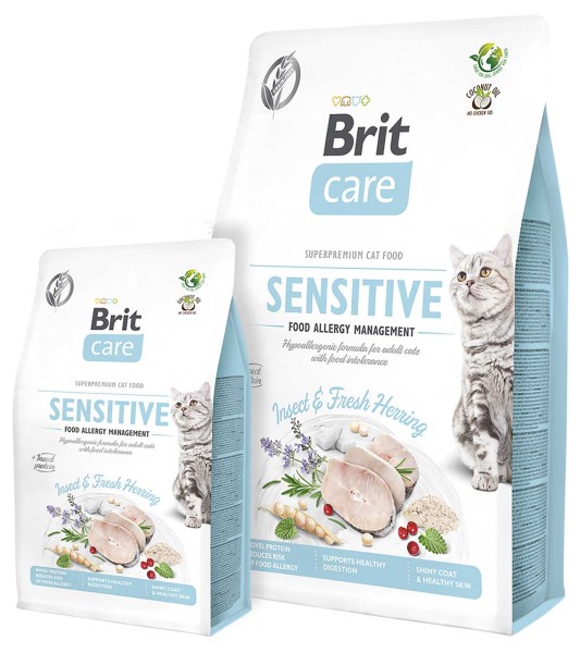Brit Care Cat Trockenfutter - Sensitive - Food Allergy Management