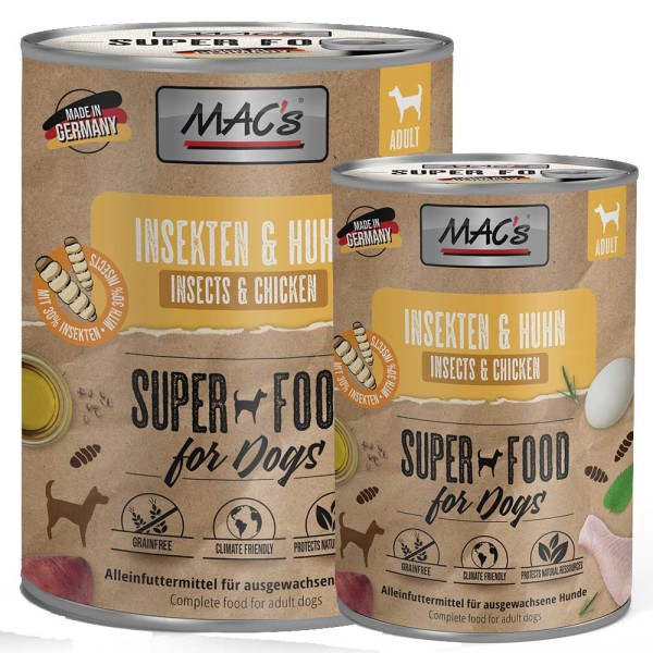 MAC's Dog mit Insekten & Huhn